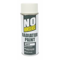 NO NONSENSEandreg; No Nonsense Radiator Paint White Gloss 400ml