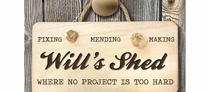 No Project Too Hard Personalised Shed Sign