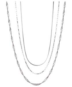 no Sterling Silver Chain Set