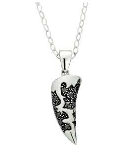 no Sterling Silver Horn Pendant