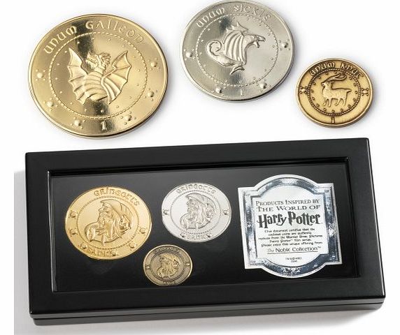 Harry Potter Movie Prop Gringots Movie Coin Collection