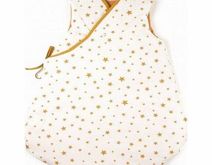 Nobodinoz Baby sleeping bag - star Mustard S,M