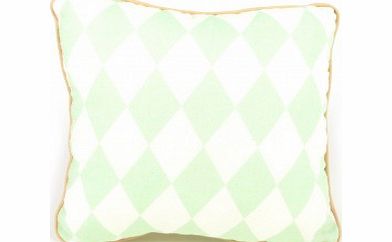 Nobodinoz Cushion - diamonds Green `One size