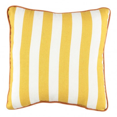 Nobodinoz Striped Cushion 19x19 cm Yellow `One size