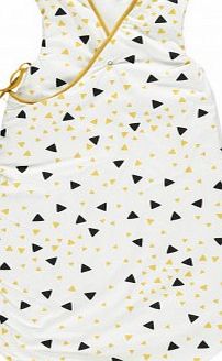 Nobodinoz Yellow and Black Triangle Baby Sleeping Bag S,M