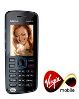 Nokia 5220 Black Virgin PAYG Virgin Mobile PAY AS YOU GO