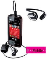 5800 XpressMusic + Nokia BH-601 Stereo Bluetooth Headset T-Mobile Combi 35 with Internet 18 months