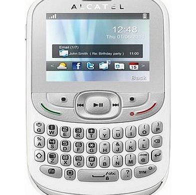 Nokia Alcatel OT-358 Mobile Phone on T-mobile Pay As You Go / Pre-Pay / PAYG - White