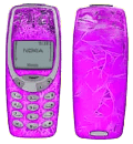 Nokia Ice Chrome Fascia Glazier Pink