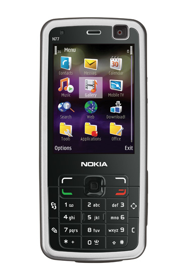 Nokia N77 BLACK (UNLOCKED)