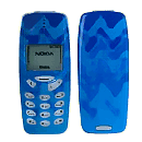 Nokia Patterned Fascia Blue Watercolour