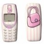 Nokia Pink and White Stripe and Hand Fascia
