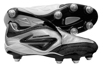 Nomis Football Boots  Flare Soft Ground Football Boots Silver / Black