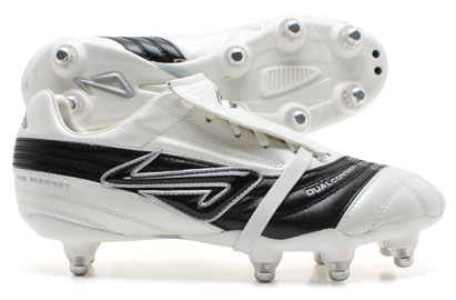 Nomis Football Boots  Magnet SG Football Boots White Black