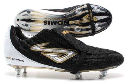 Nomis Glove 6 Stud SG Football Boots Black / White /