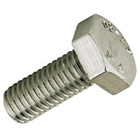 Non-Branded A4 Stainless Steel Set Screw M10 x 25mm Pack of 10