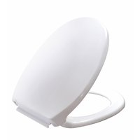 Non-Branded Anti-Bacterial Duraplast White Toilet Seat Cover