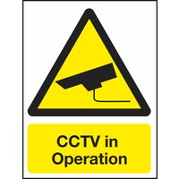 Non-Branded CCTV In Operation Sign
