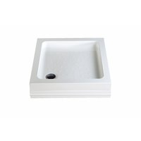 Non-Branded Easy Plumb ABS Capped Acrylic Stone Square Shower Tray 760mm