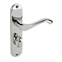 Non-Branded Eclipse Cadenza WC Door Handle Polished Chrome