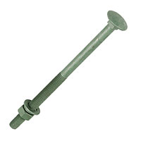 Exterior Coach Bolts M10 x 200mm Pack of 10
