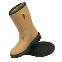 Non-Branded Fur Lined Rigger Boots 8