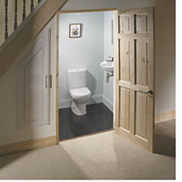 Non-Branded Grove Compact Cloakroom Set White
