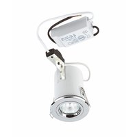 Non-Branded Lytlec Fixed GU10 Chrome Fire Rated Downlights Pack of 10