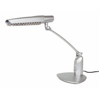 Non-Branded Manuel Silver Effect Single-Light Desk Lamp