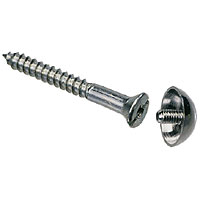 Non-Branded Mirror Screws 8ga x 1andfrac12;andquot; Pack of 10