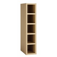 Non-Branded Oak Style Kitchen 150mm Single Wine Rack