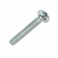 Non-Branded Pan Head Machine Screw BZP M4 x 25mm Pack of 500