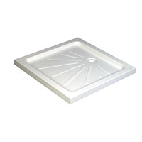 Non-Branded Square Tray Cast Stone with Gel Coating 760 x 760 x 55mm