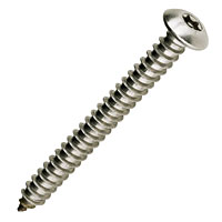 Star Pin Button Self-Tap Security Screws 8 x 1 Pack of 10