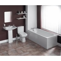 Strand Suite With Steel Bath White