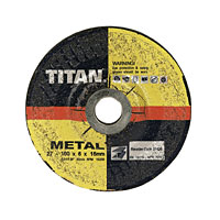Non-Branded Titan Metal Grinding Discs 100 x 6 x 16mm Pack of 10