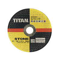Titan Stone Cutting Disc 100 x 2.5 x 16mm Pack of 5