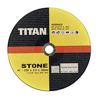 Titan Stone Cutting Disc 115 x 2.5 x 22mm Pack of 5
