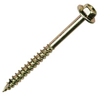 Non-Branded Turbo Coach Screws, Zinc and Yellow Passivated M6 x 70mm Pack of 100