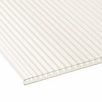 Twinwall Polycarbonate Sheet 2.5m x 10 x 700mm Pack of 5