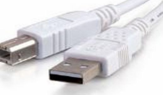 NONAME 81560 - White - USB 2.0 A/B Cable - 1m