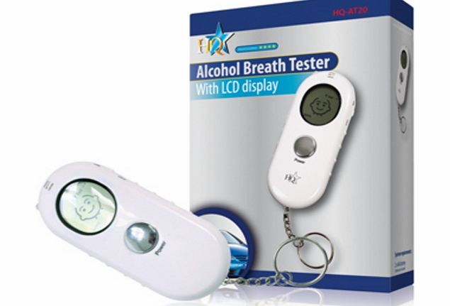 Alcohol tester with display