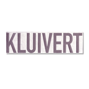 01-02 Barcelona Away Kluivert Official Name Only
