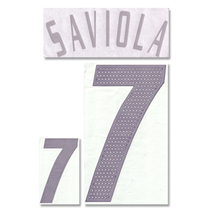None 02-03 Argentina Home Saviola 7 Official Name and