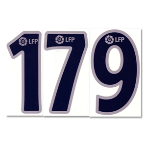 03-04 Barcelona Official Away Numbers with LFP