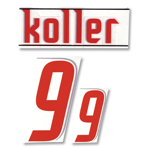 None 06-07 Czech Rep Away Koller 9 Official Name and