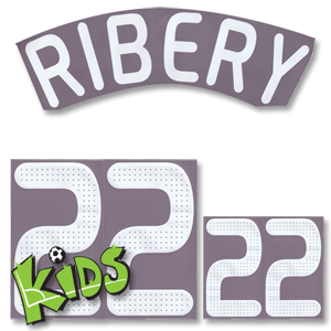 None 07-09 France Home/Away Ribery 22 Kids Name and