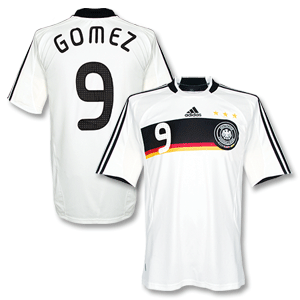 None 07-09 Germany Home Shirt   Gomez 9