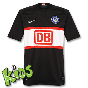 None 08-09 Hertha BSC Berlin Away Supporters Shirt - Boys