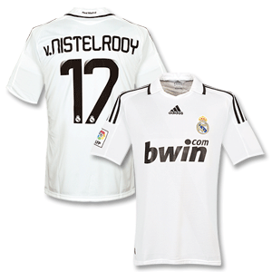 None 08-09 Real Madrid Home Shirt   van Nistelrooy No.17